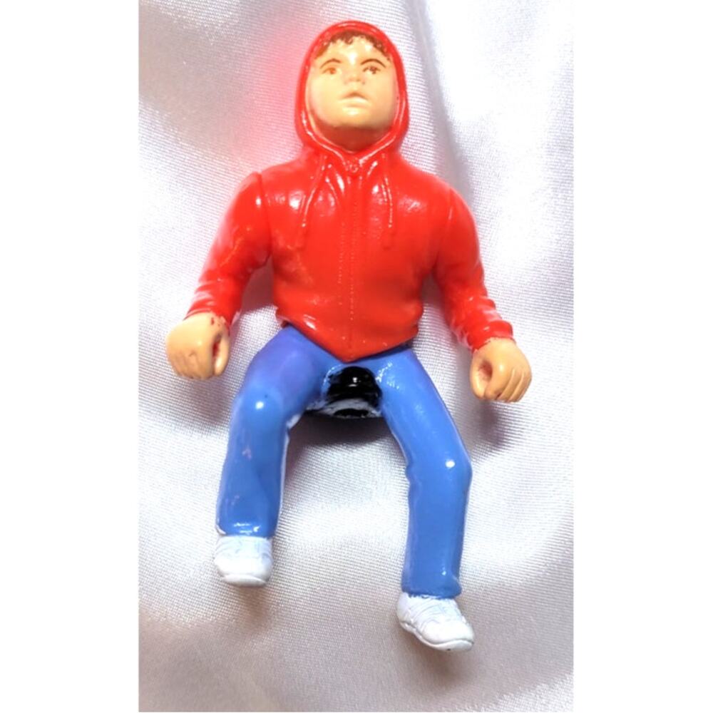 Vtg 80s LJN Toys E.T. The Extra-Terrestrial Elliott Action Figure 3" Bike Rider